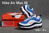 nike air max 98 acheter running chaussures sneakers blue white